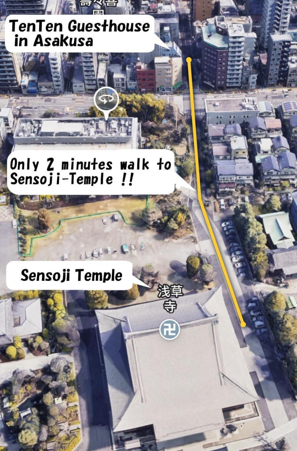 Tenten Guesthouse In Asakusa 東京都 外观 照片